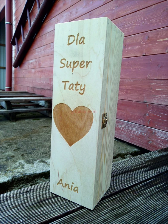 Skrzynka prezentowa z grawerem dla taty