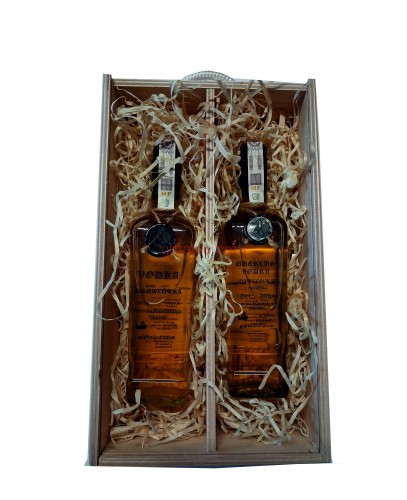 Wódka Jałowcówka 500ml Wódka Dąbkówka 500ml zestaw prezentowy