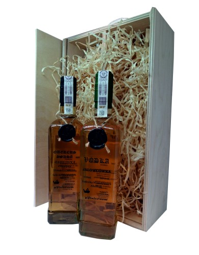 Wódka Jałowcówka 500ml Wódka Dąbkówka 500ml zestaw prezentowy