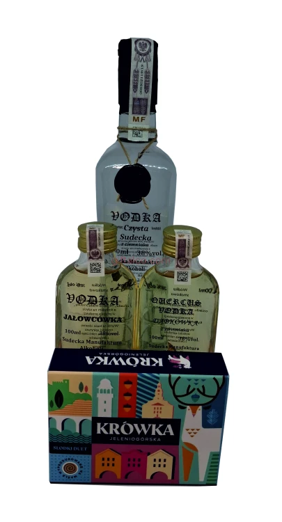 Wódka Czysta Sudecka i Krówka Jeleniogórska
