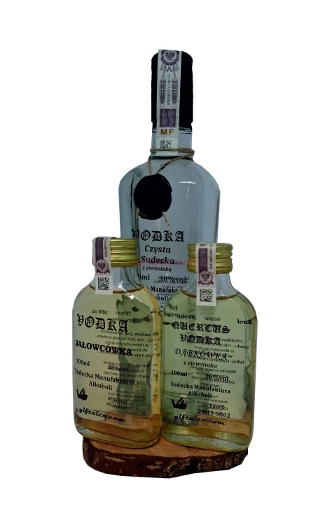 Czysta Sudecka 500ml Jałowcówka 100ml Dąbkówka 100ml