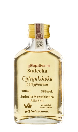 Napitka Sudecka Cytrynkówka z przyprawami 38% 0,1L